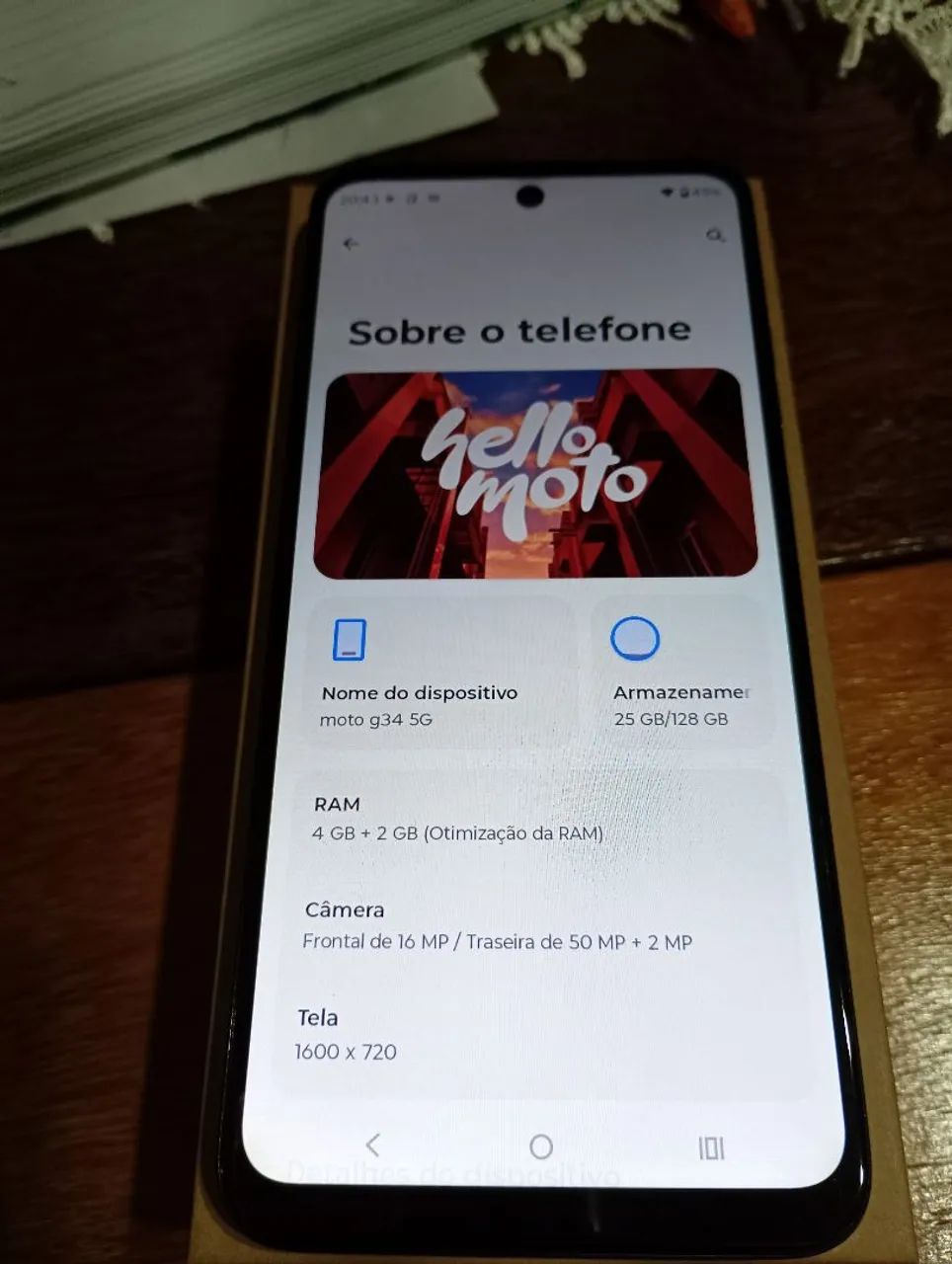 MOTO G34 5G AZUL - Foto 2