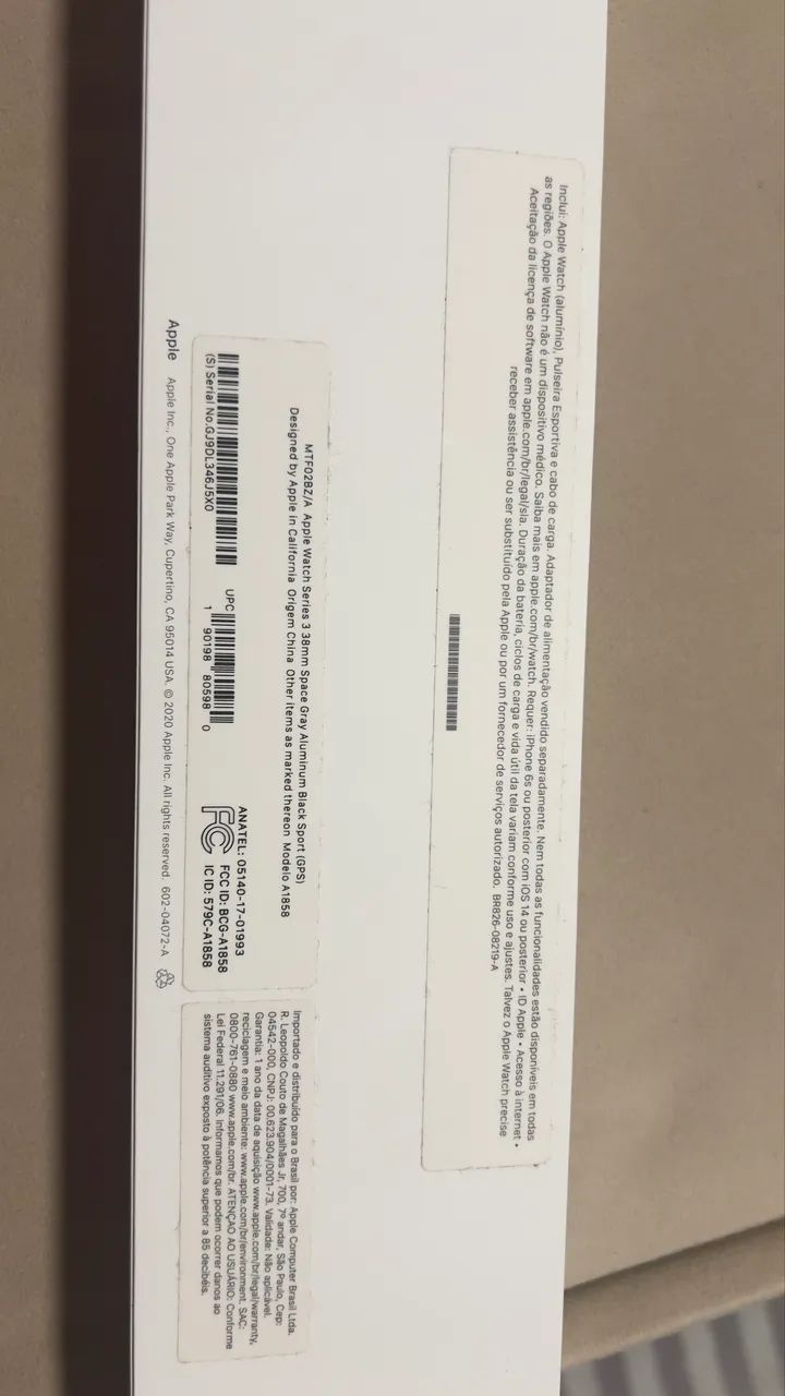 Apple Watch usado série 3 38mm