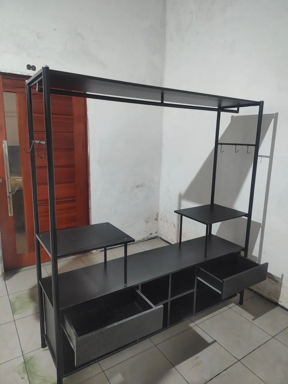 Guarda-roupa Closet Preto - Foto 3