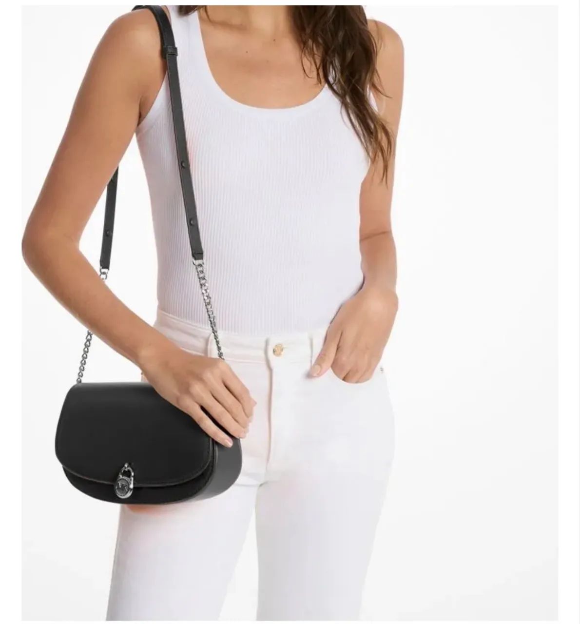Bolsa Michael Kors Preta Nova Original - Foto 5