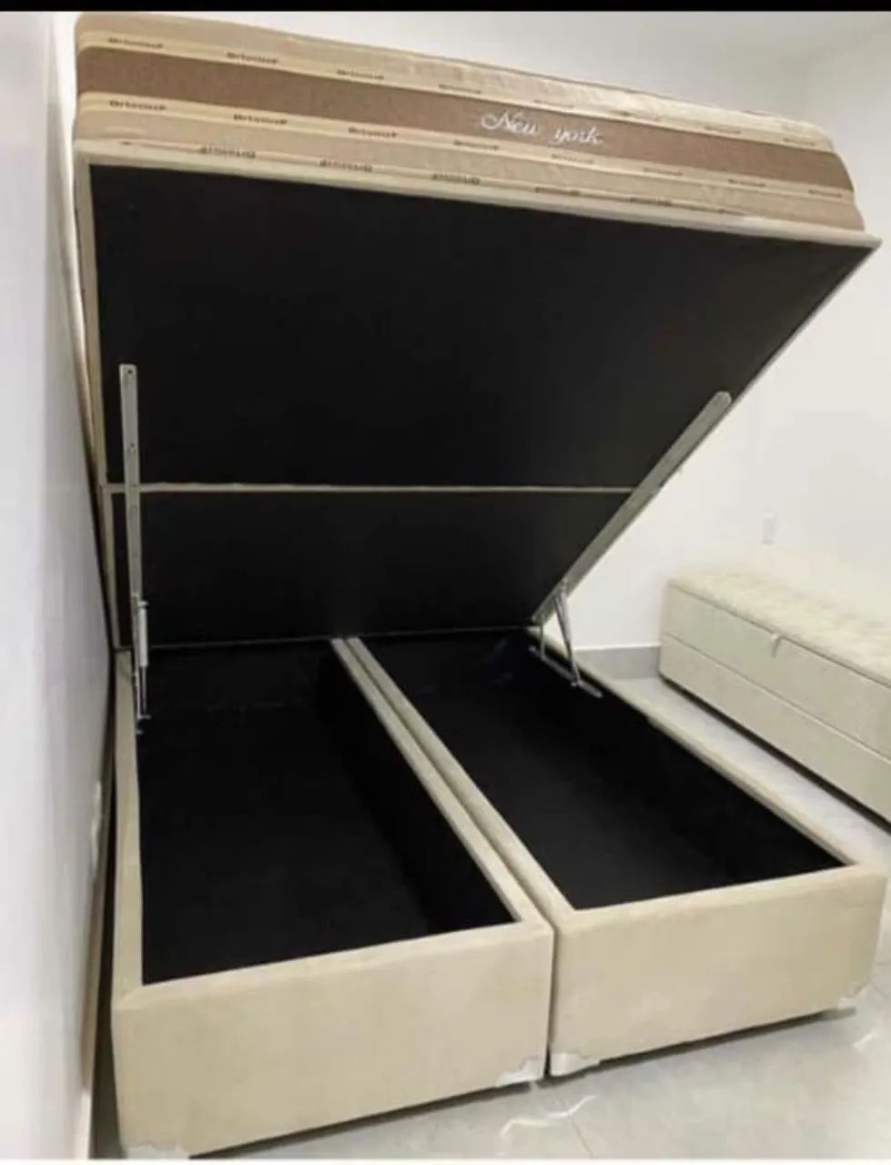     Cama Box Baú King Size 1,93x2,03  Reforçada ! Oferta Imperdível