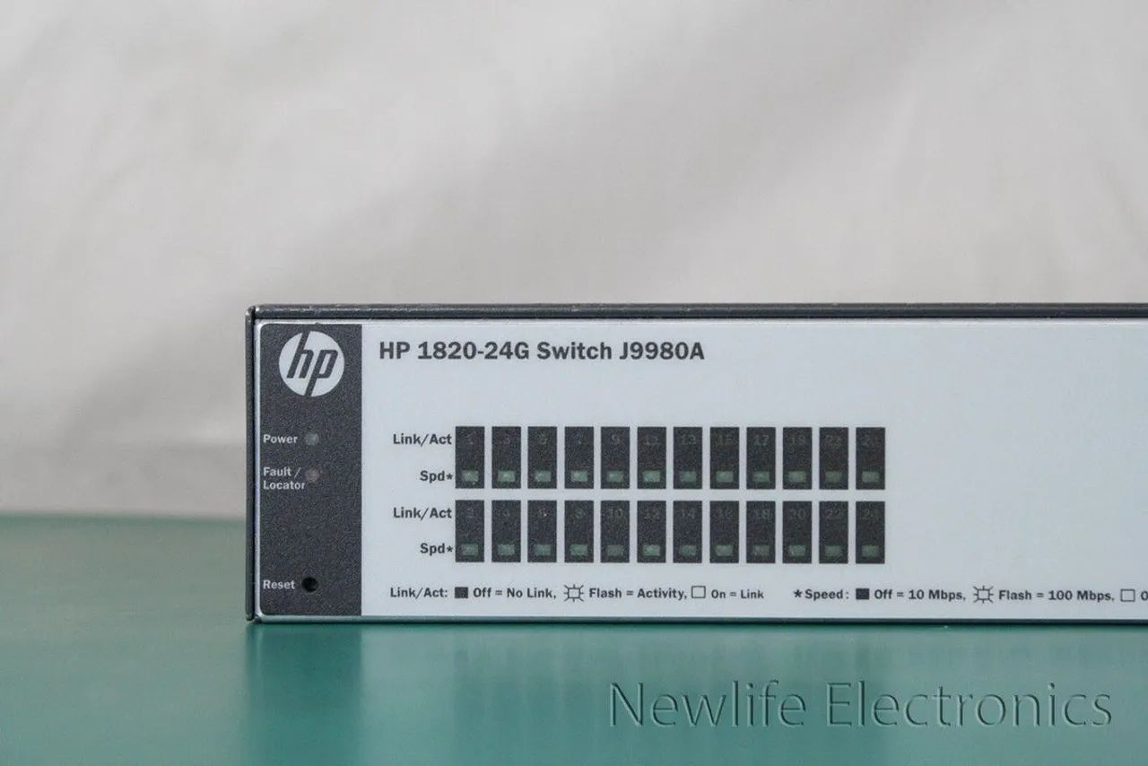 switch ethernet hp 1820 24g, 24 portas, cortex a9 j9980a