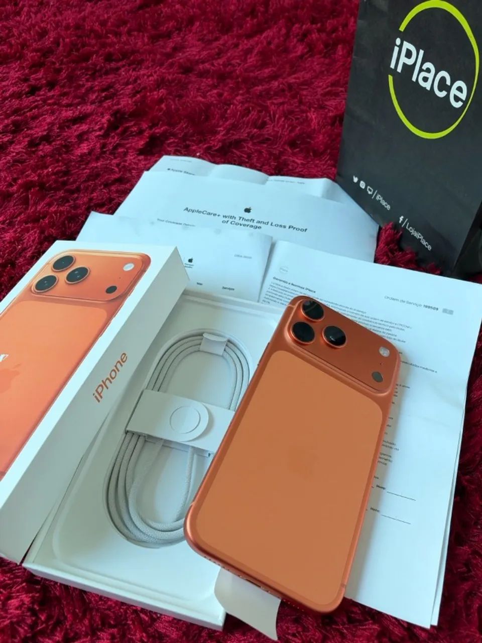 iPhone 17 Pro Max 512GB Zero Sem Uso com Nota e 1 Ano Garantia