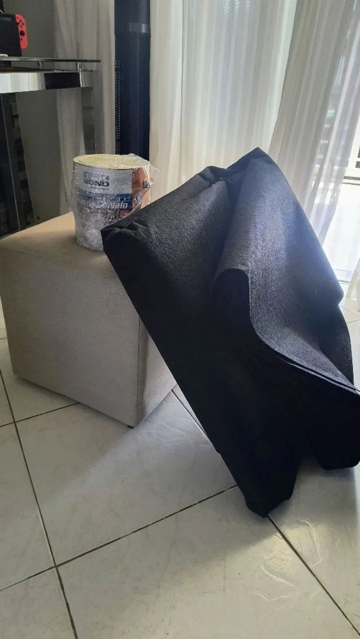 Carpete Forração Ecoloop para feiras e Eventos - Kit com 10 M2 + Cola Contato 2,8 kg