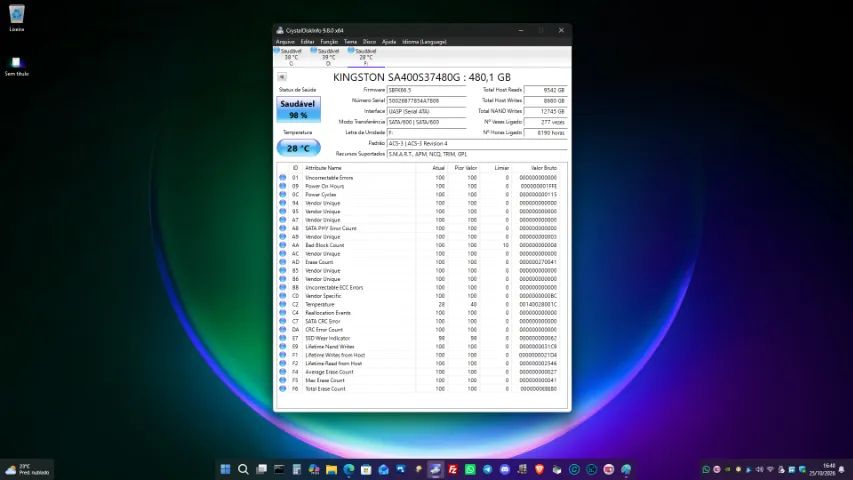 SSD Kingston 480gb - Foto 3