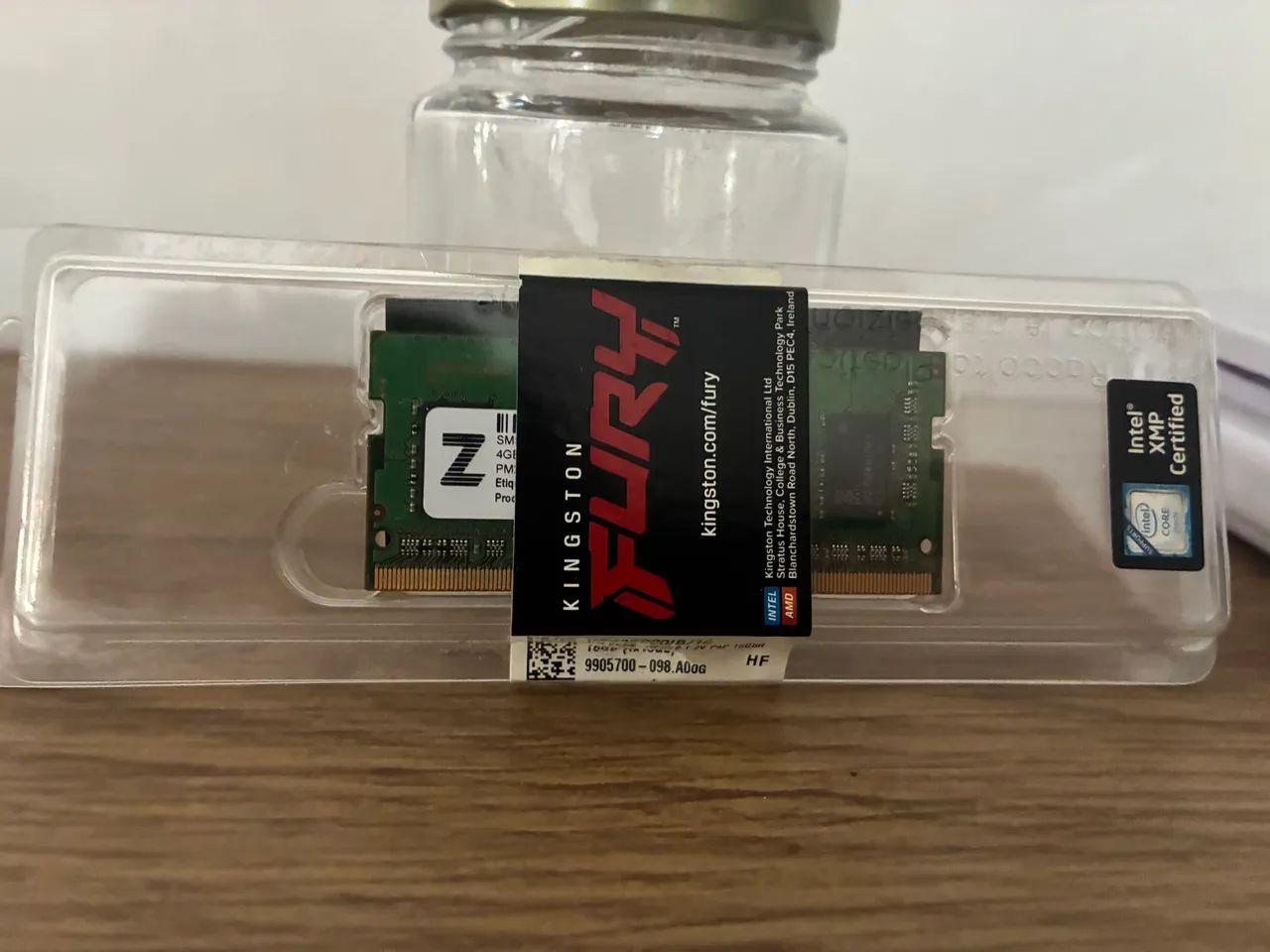 Pente Memória RAM 4GB Ddr4
