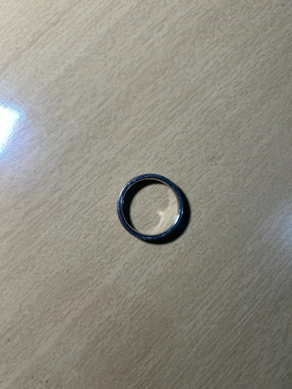 Anel aço inoxidável com brilhantes 18/19 - Foto 3