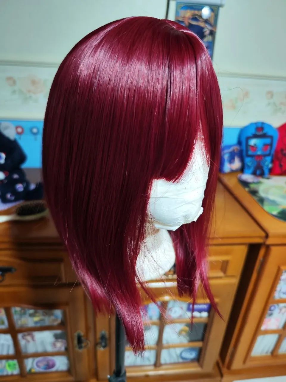 Peruca Ruiva Curta