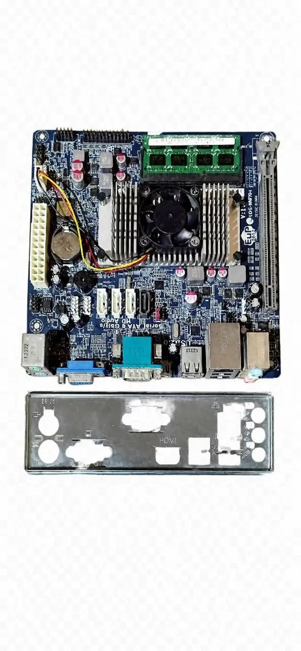 PLACA MÃE:Modelo: ECS LOG-NM70-I (V1.0) ? formato Mini-ITX