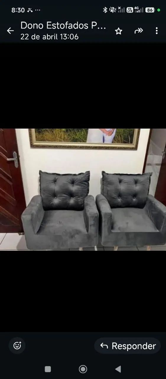 Poltronas perfeitas do jeito que  vc  deseja  - Foto 3
