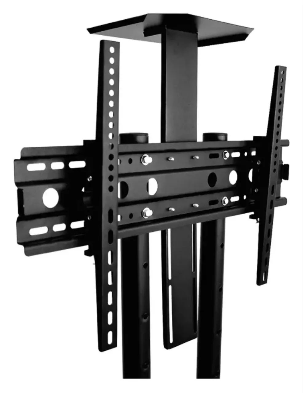 Rack Pedestal para Tv até 70 com Rodinhas e Coluna Dupla  - Foto 2