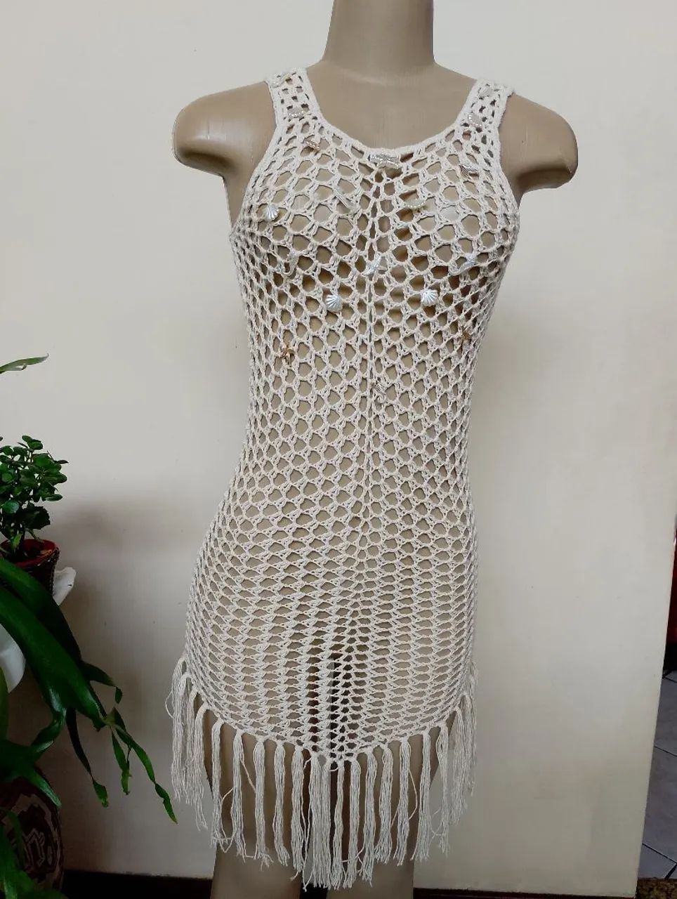 Peça de crochê 