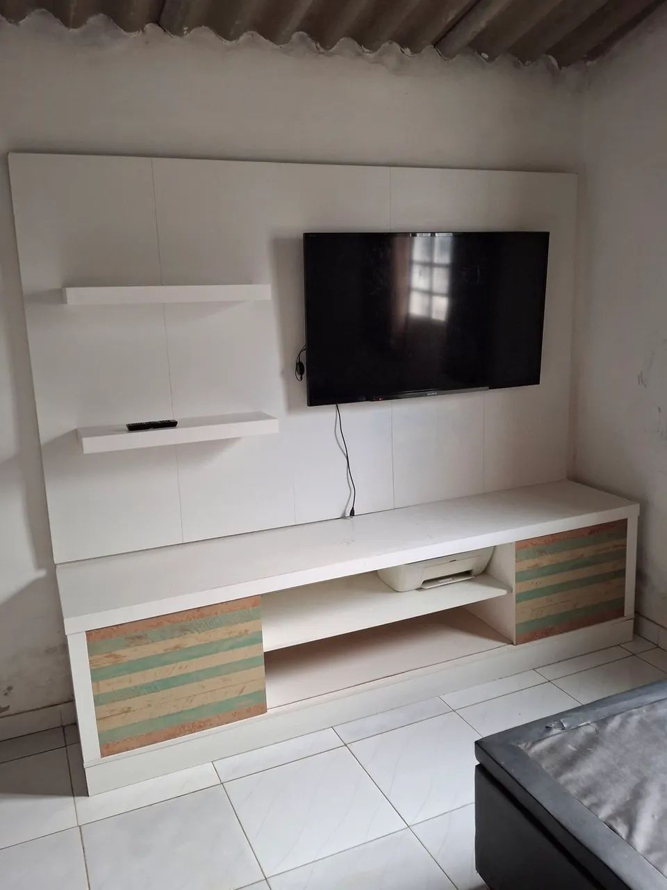 Rack com painel 