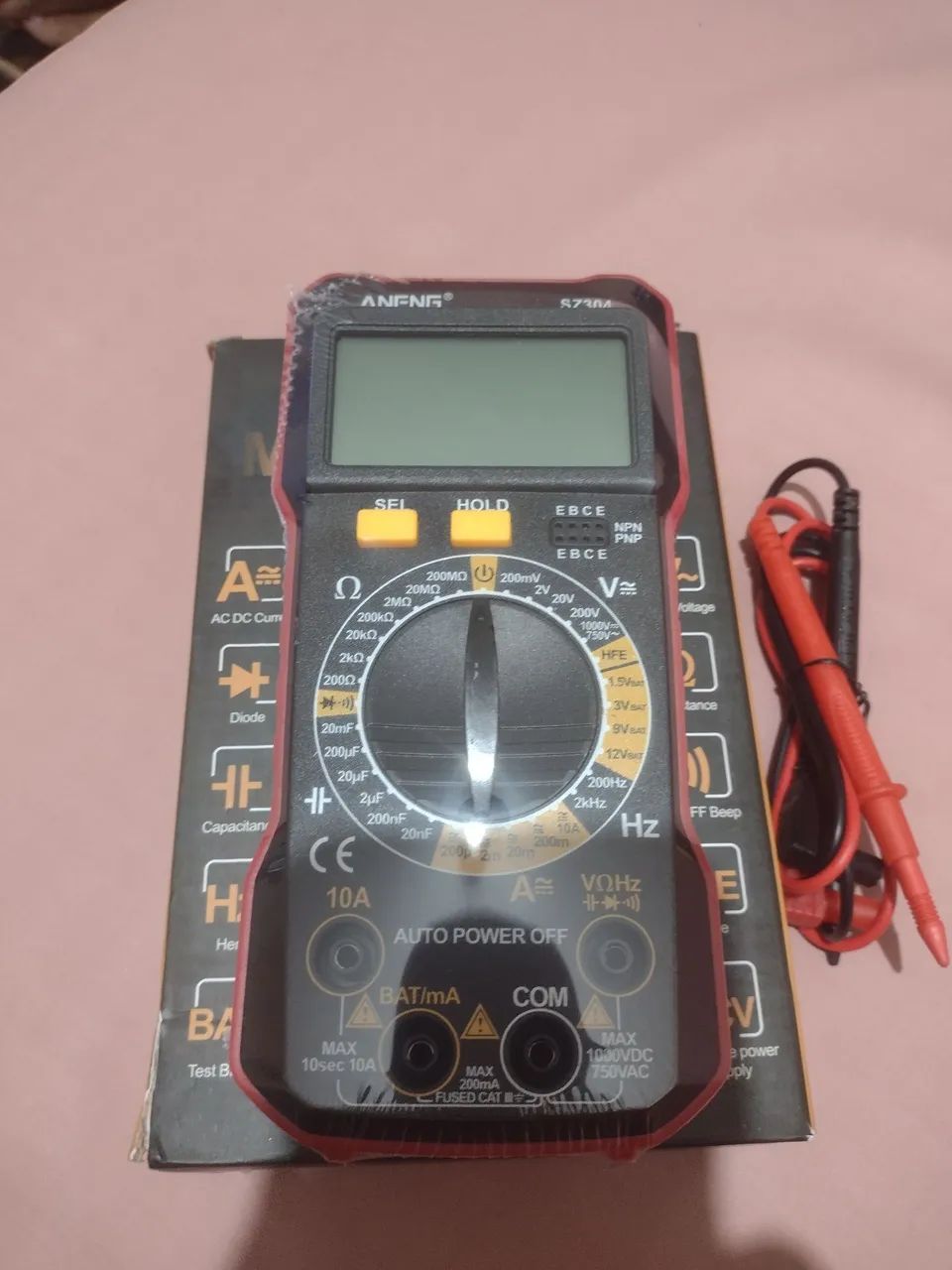 Multimetro digital  aneng SZ304, novo. - Foto 4