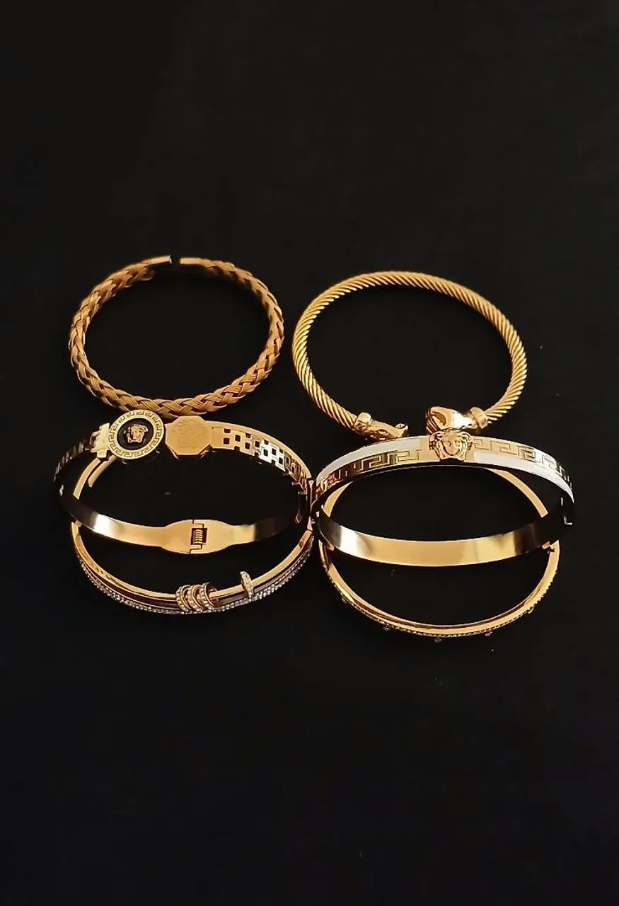 Bracelete Feminino Dourado 