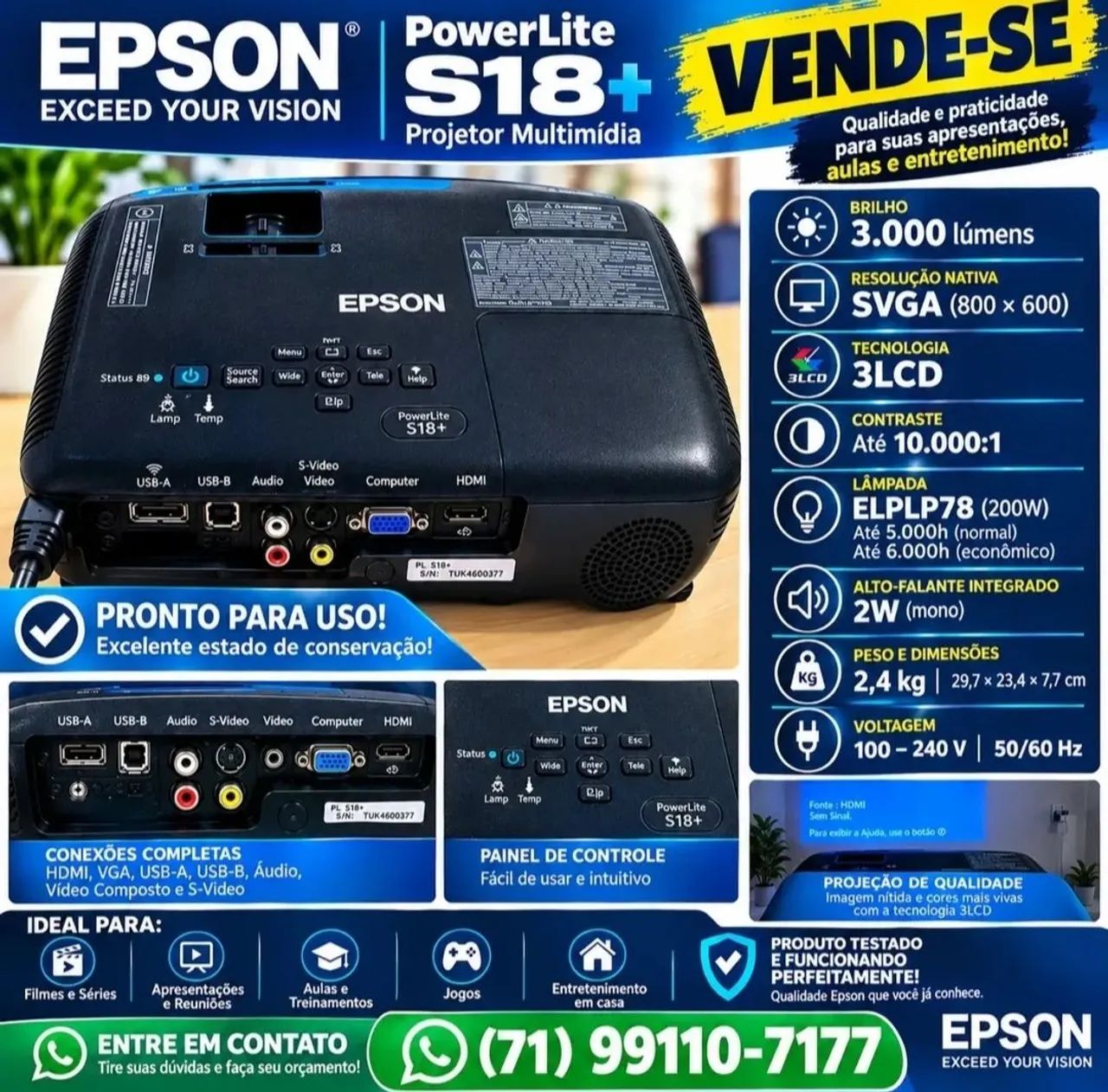 PROJETOR EPSON