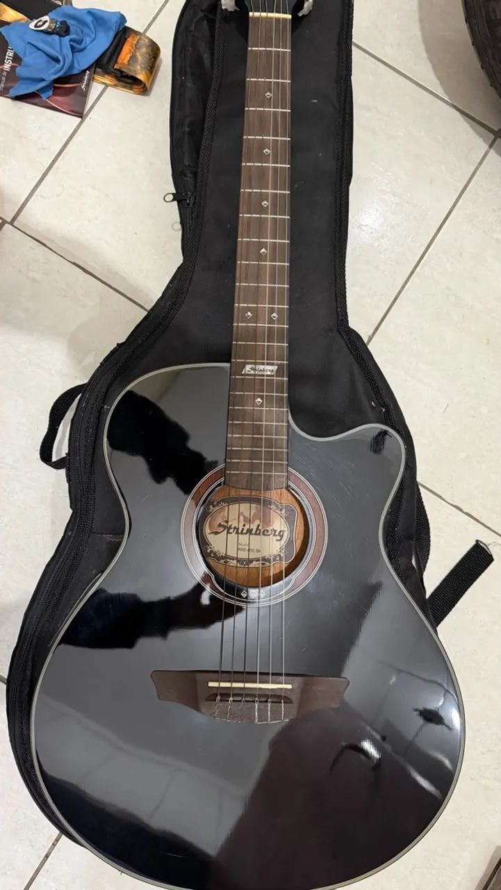 Violão Strinberg ANS 95C BK