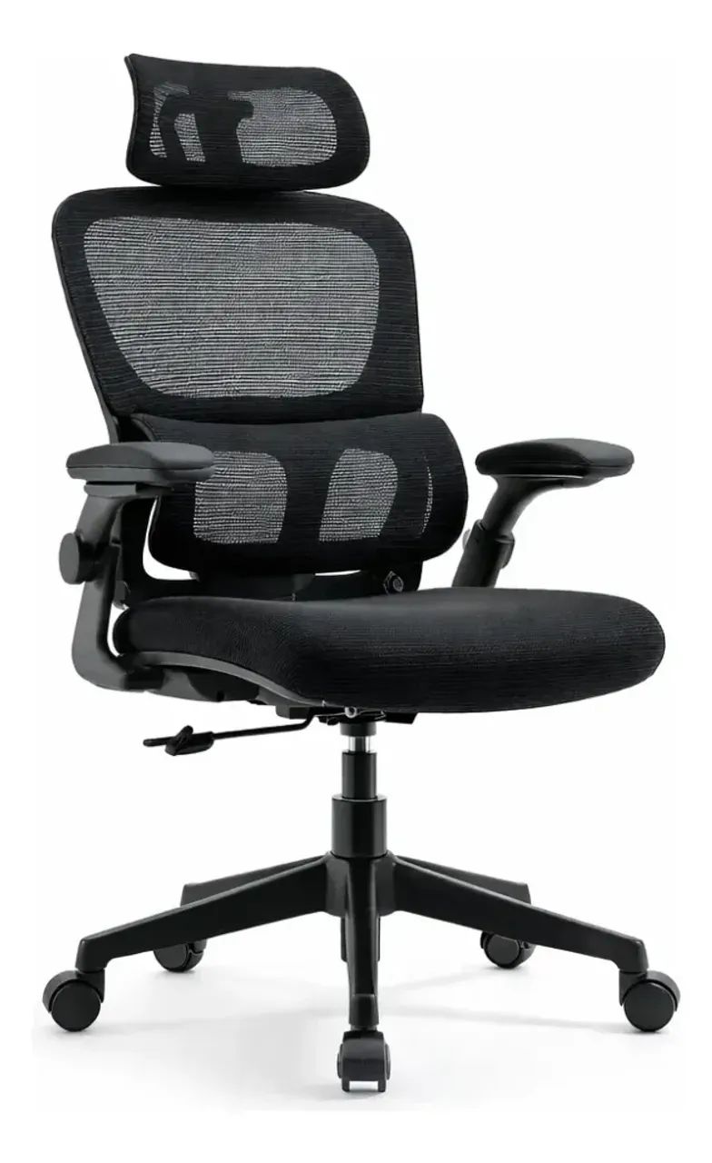 Cadeira Ergonômica FivDaily C600 Preta