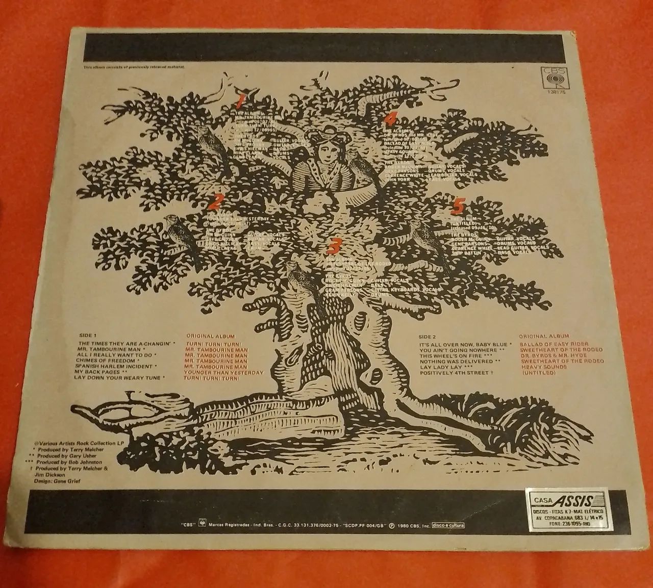The Byrds Play Bob Dylan LP Disco Vinil (EX) - Foto 2