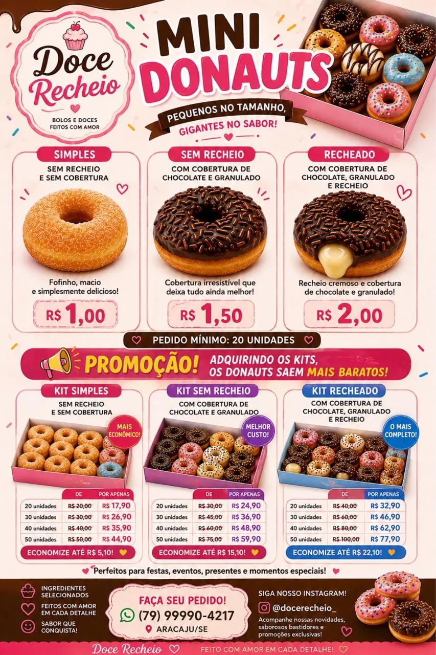 Doces e  Bolo