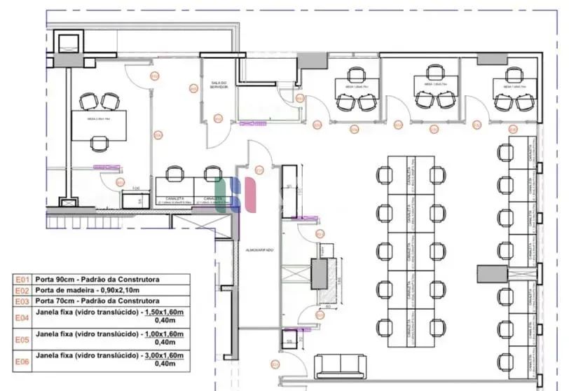 Conjunto Comercial para locação - 164m2 - New Times Square - Setor Bueno - Foto 2