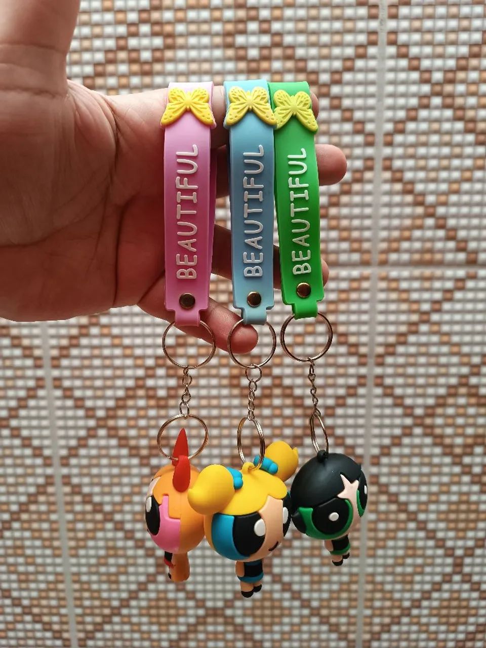 Conjunto chaveiros Meninas Super Poderosas - Foto 2