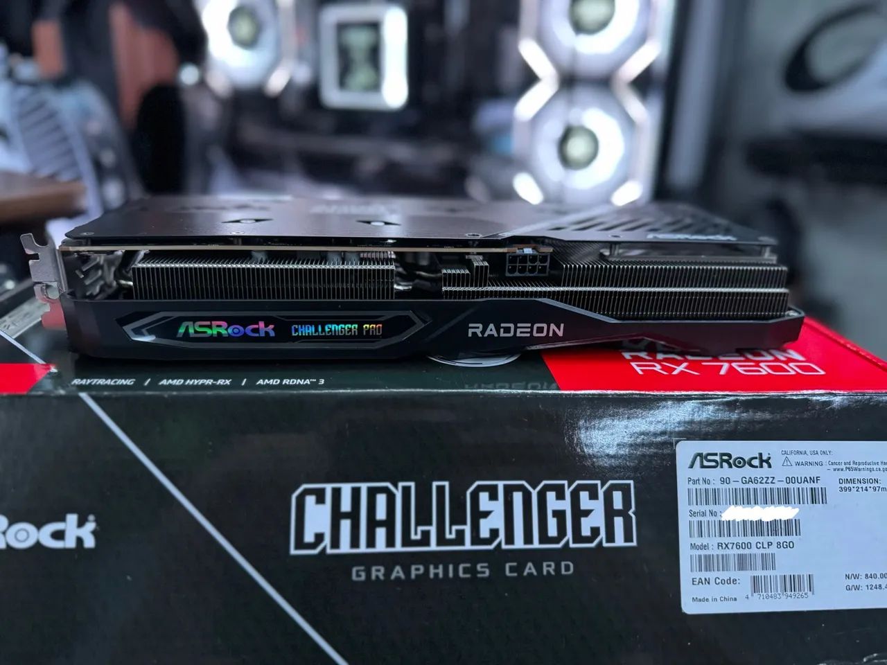 ASRock RX7600 Challenger Pro OC 8GB - Foto 3