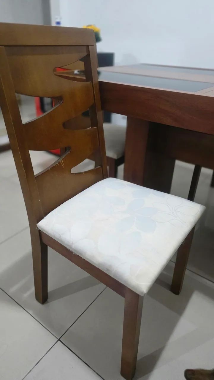 Mesa de Jantar de Madeira Expansível - Foto 4
