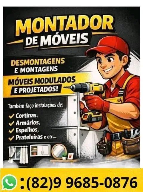 Montador de. Móveis .motorista jardineiro prisioneiro