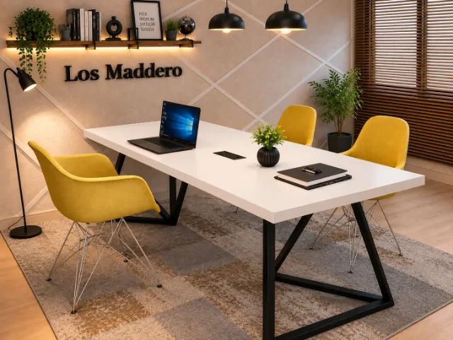  Mesa Santoro Isósceles Wood Delluxe.L174cm x P70cm x A74 - Foto 2