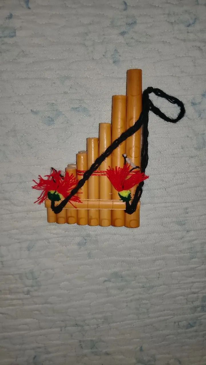 Flauta de Pan / Flauta de Pã Artesanal de Bambu - Foto 2