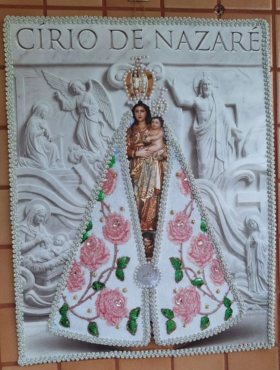 Cartaz do Cirio decorado  - Foto 2
