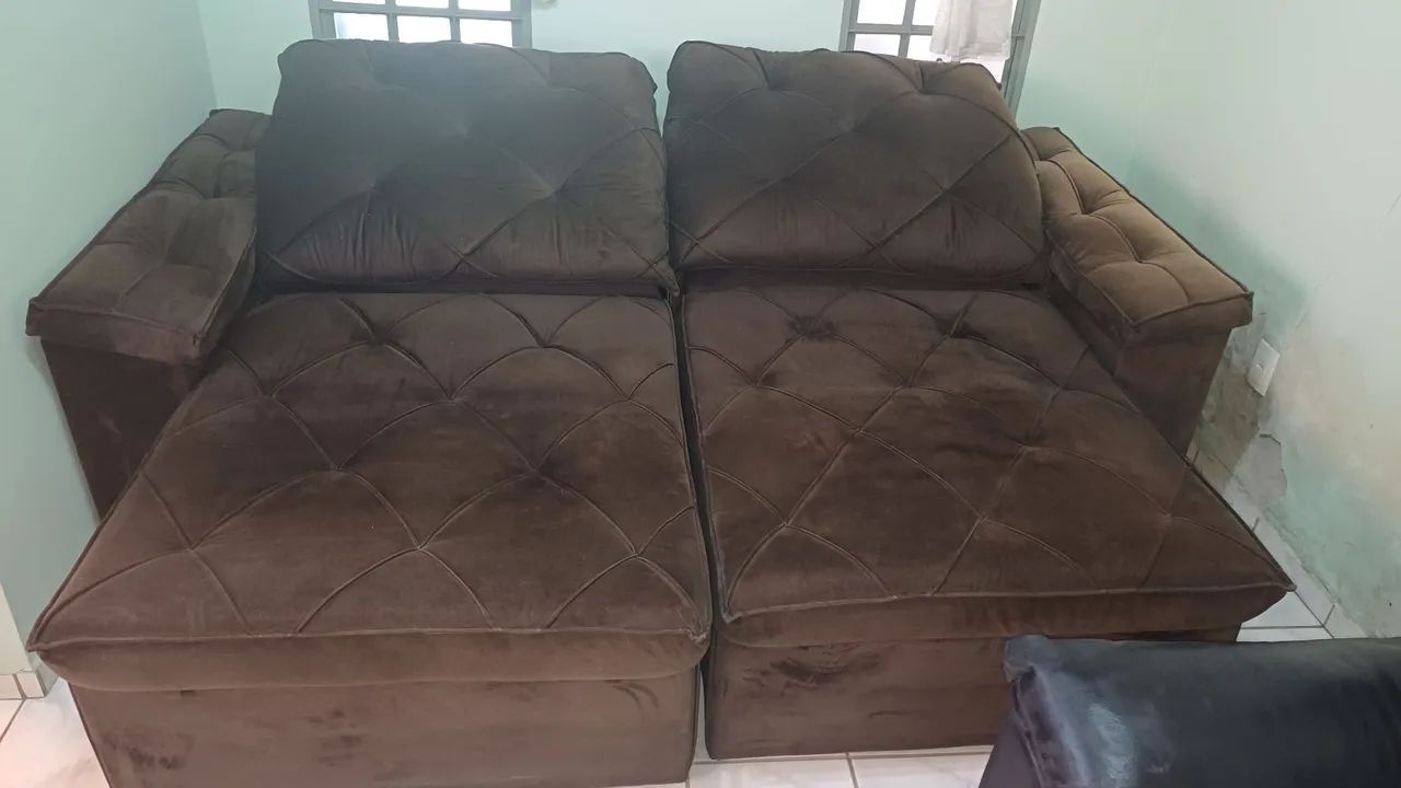 Vendo sofá retrátil e reclinável  - Foto 4