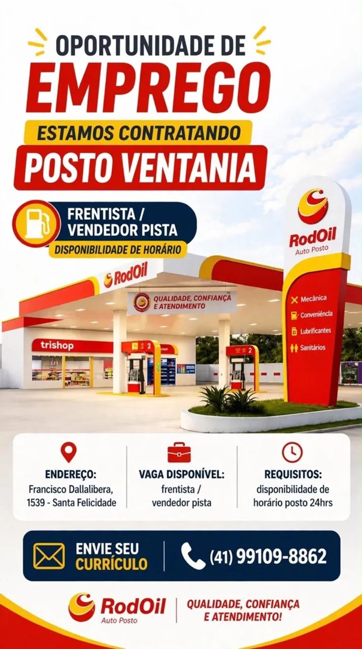 Oportunidade de emprego 