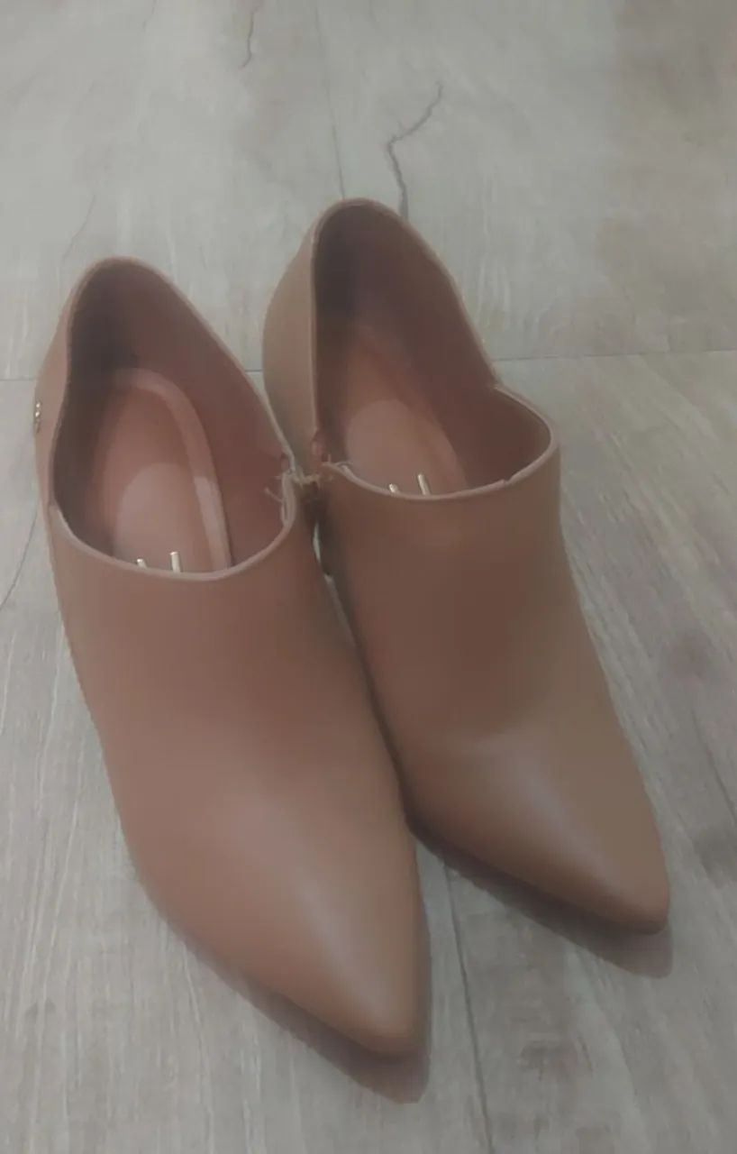 scarpin ankle boot vizzano nude | tam. 35 - Foto 2