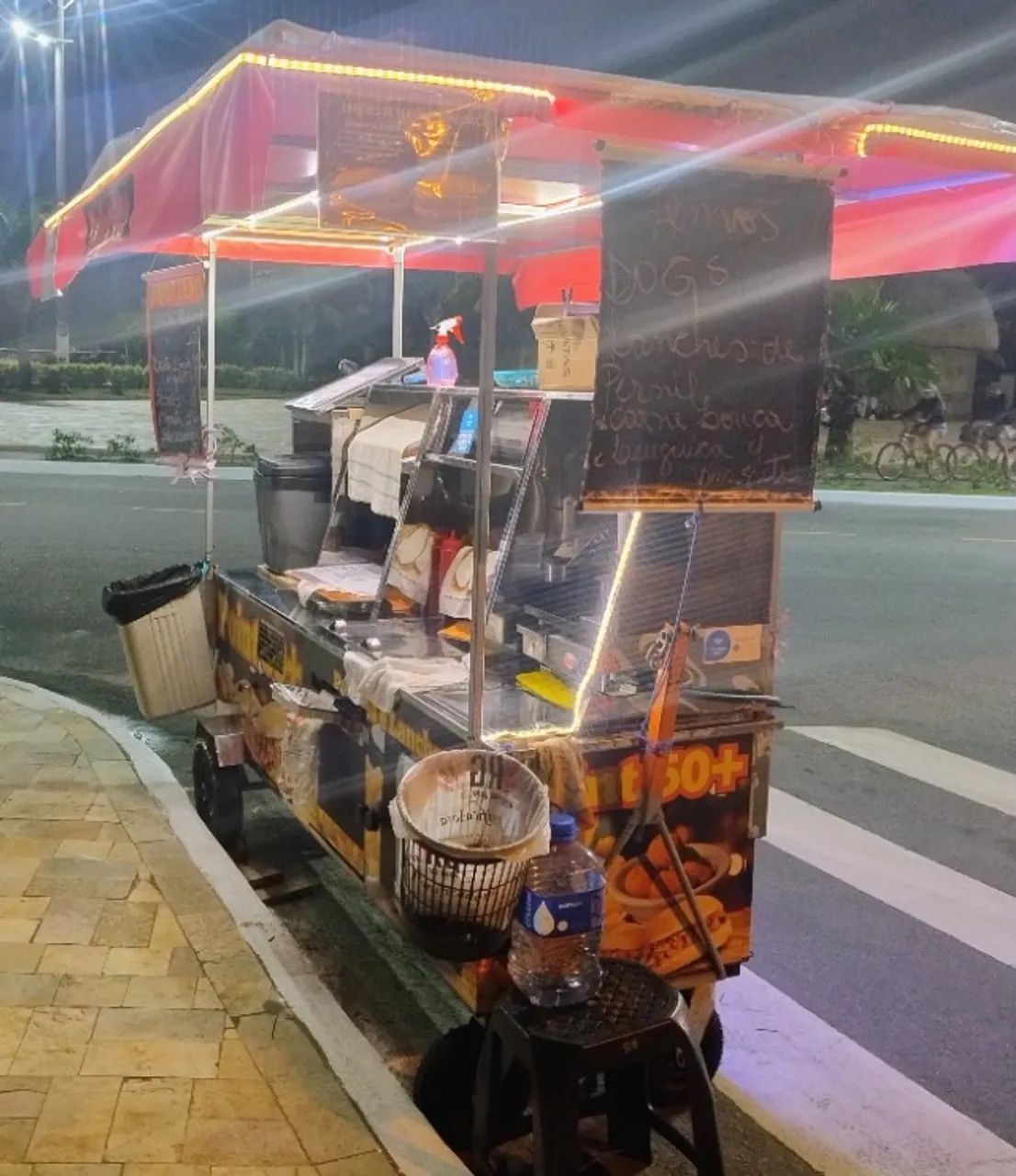 carrinho para lanches