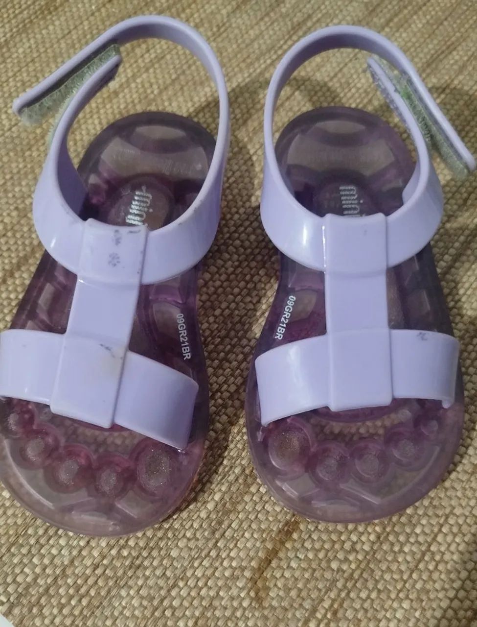 Mini melissa, número 22  lilás 