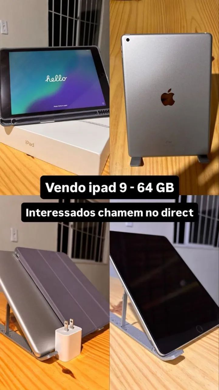 Ipad 9 em perfeito estado. 