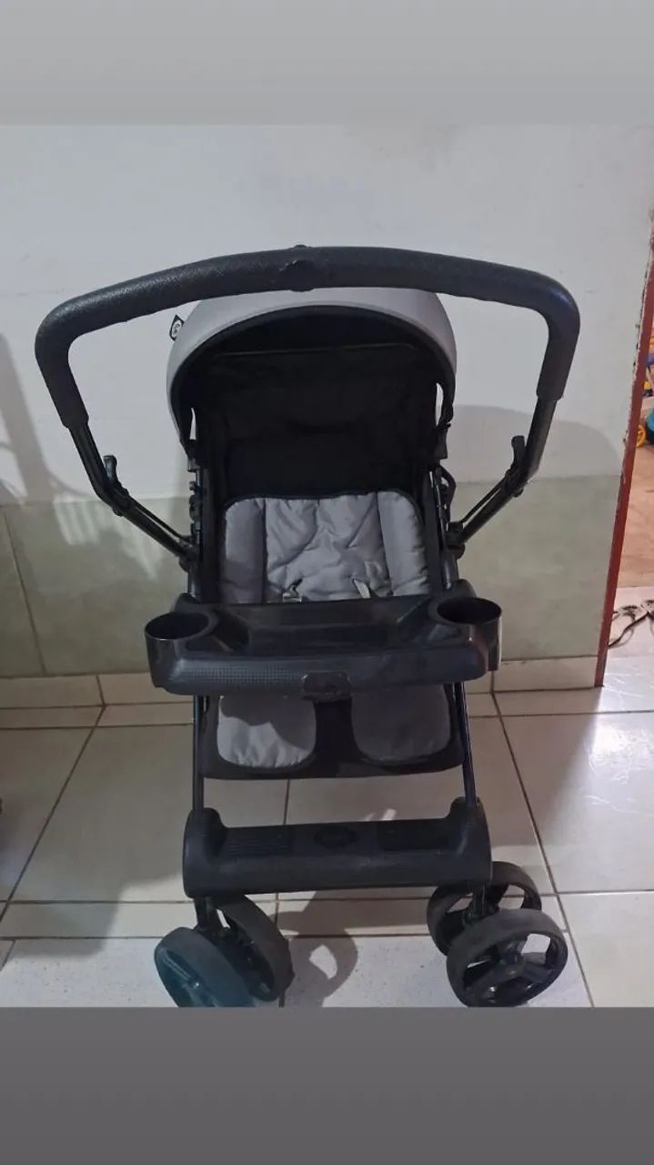 Combo Carro de bebê+Triciclo de passeio 2 em 1 - Foto 3