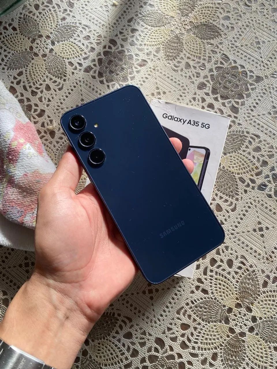 SAMSUNG A35 NOVO E COMPLETO - Foto 5