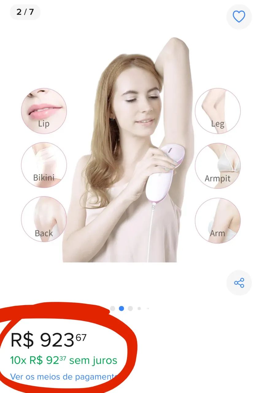 Depilador a Laser Caseiro DEESS  - Foto 2