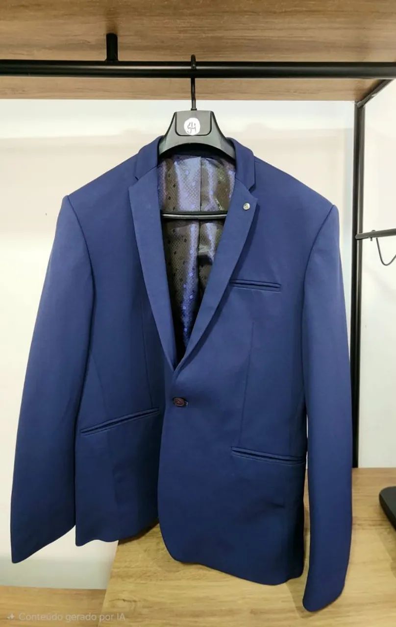Blazer masculino - Azul marinho