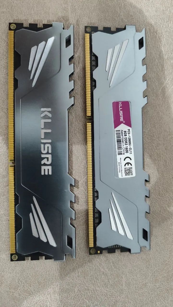 Memória RAM 2*8Gb