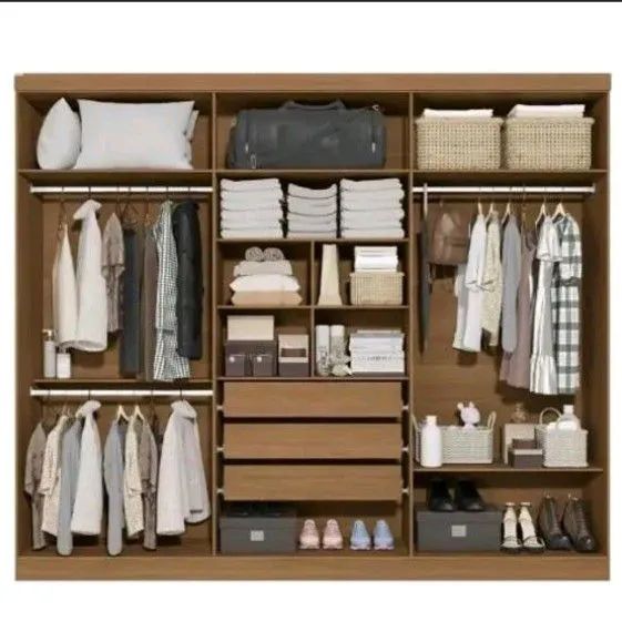 Guarda roupa de casal bem dividido! - Foto 2