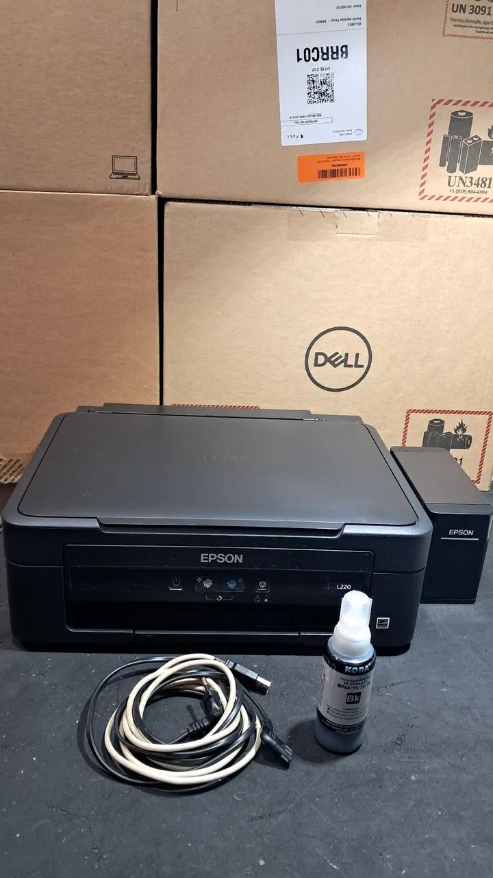 EPSON L220 MULTIFUNCIONAL- SÓ IMPRIME EM PRETO