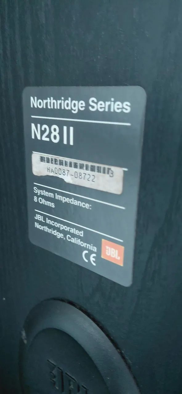 Conjunto de caixas frontais Jbl N28 SII e central Jbl Ec 35 - Foto 3