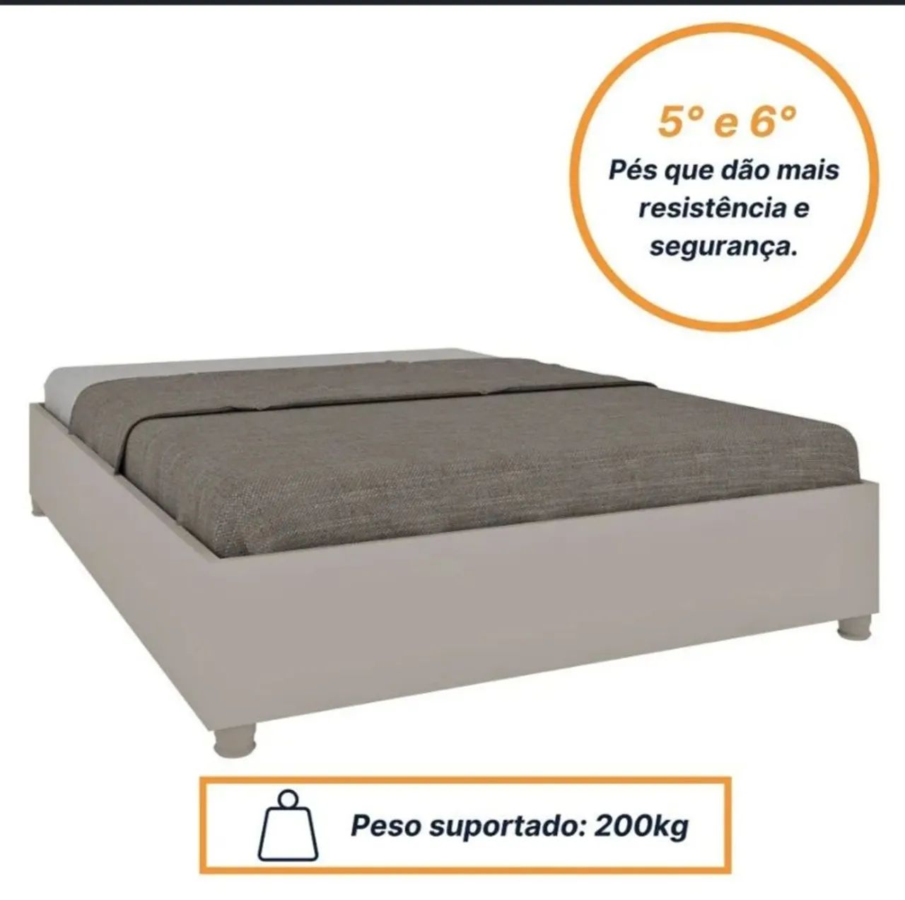 Base para colchão casal - Foto 3