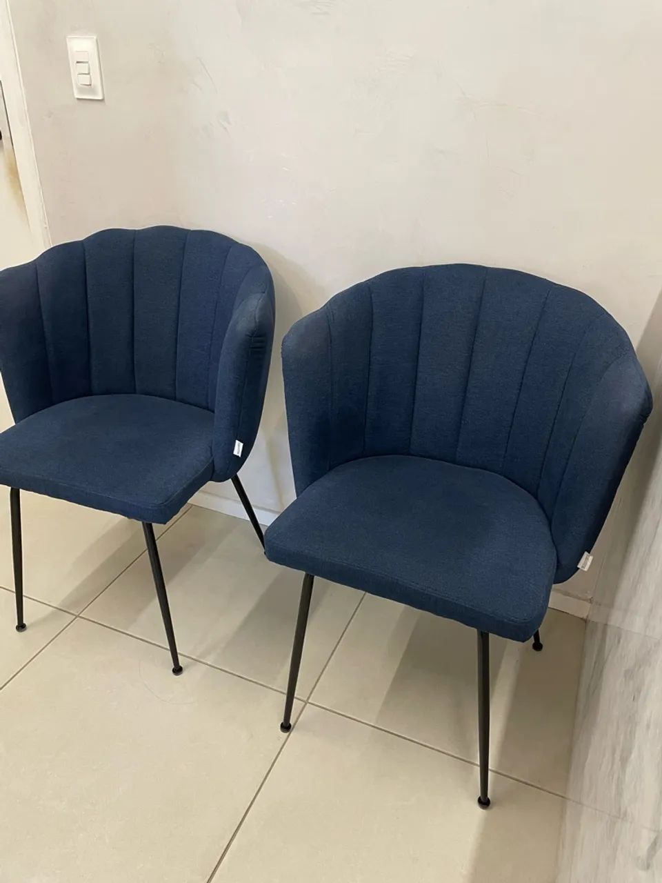 Poltrona Azul escuro TokStok