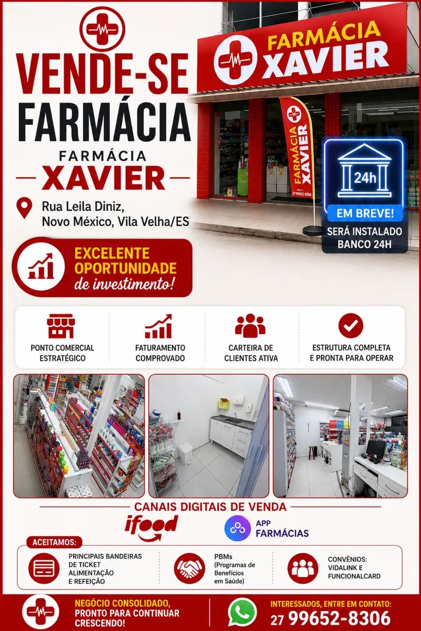 VENDO FARMÁCIA