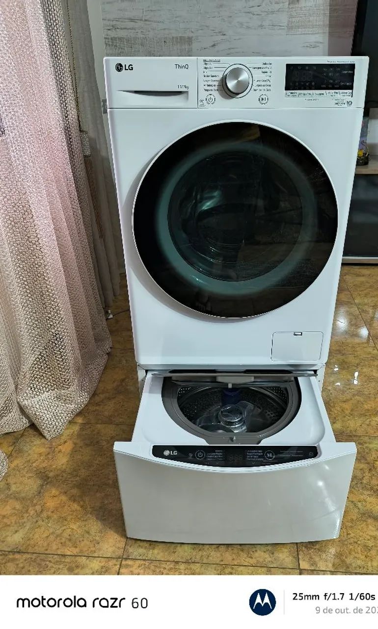 Lava e seca e mini lavadora 